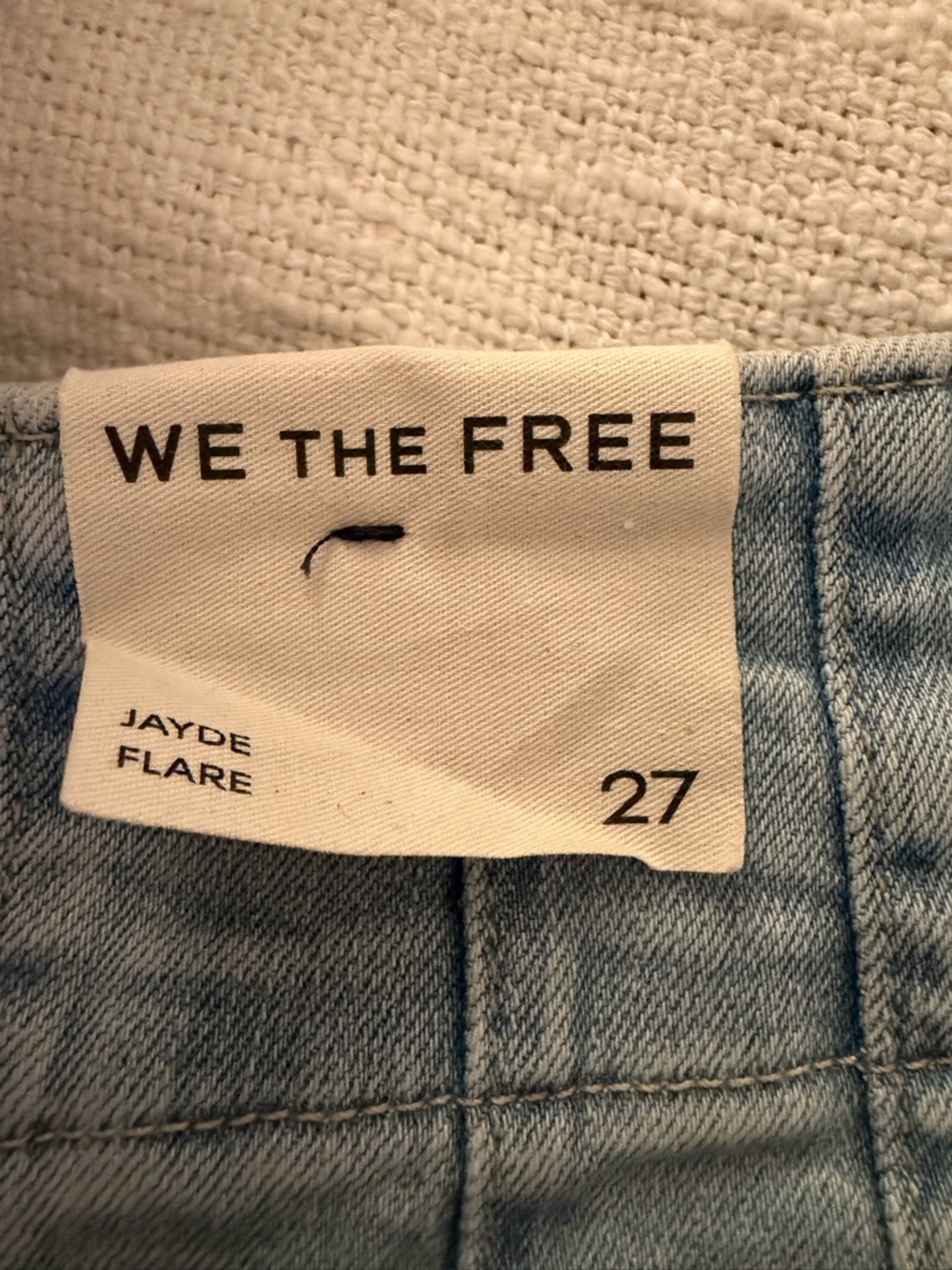 Free People We The Free Jayde Flare Jeans 27 NWT - Picture 5 of 7